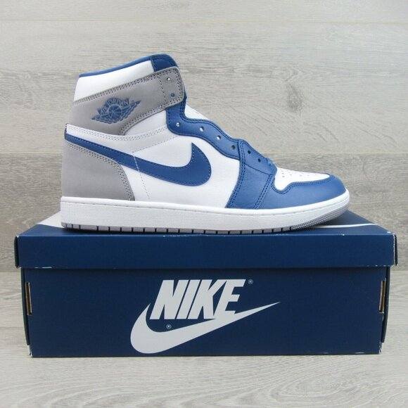 Air Jordan 1 Retro High OG True Blue Mens Size 12 Shoes NEW - Picture 2 of 15